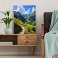 thumbnail image 5 of Alpine Valley Landscape Canvas Print, Decor for Living Room, Office, Cabin, Mountain View Decor, 5 of 8