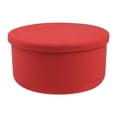 thumbnail image 4 of Fiambreras de Silicona Soledad Compactas Apilables Redondas 400 ml Color Rojo, 4 of 10