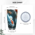 Bingfone Cute Koi Fish Serenity for 20 Oz Stainless Steel Travel Mug