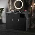 thumbnail image 4 of Artist Hand Shampoo Station with Bowl and Drawer, All in One Hair Salon Sink Backwash with USB, Hair Dryer Holes and P Trap, 4 of 9