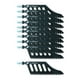 thumbnail image 4 of Accesorios para cortadora de de calar, corte al ras de alta resistencia, vástago en T de repuesto de acero con alto contenido de carbono para 10 piezas, 4 of 8