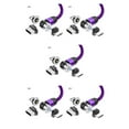 thumbnail image 1 of Decodeary Câble d'Aspiration Magnétique pour USB Charge Rapide Tête Ronde en Option 3 en 1 Fiche pour Android Violet 2M 5Set, 1 of 6