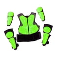 thumbnail image 4 of Colaxi Kids Motorcycle Protectors Suit Knee Elbow Pads Easy Wear Riding Protection Set for Cycling Outdoor Balance Biking Activities Green, 4 of 8