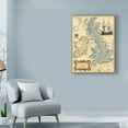 thumbnail image 3 of Trademark Fine Art 'British Isles Map' Canvas Art by Vision Studio, 3 of 4