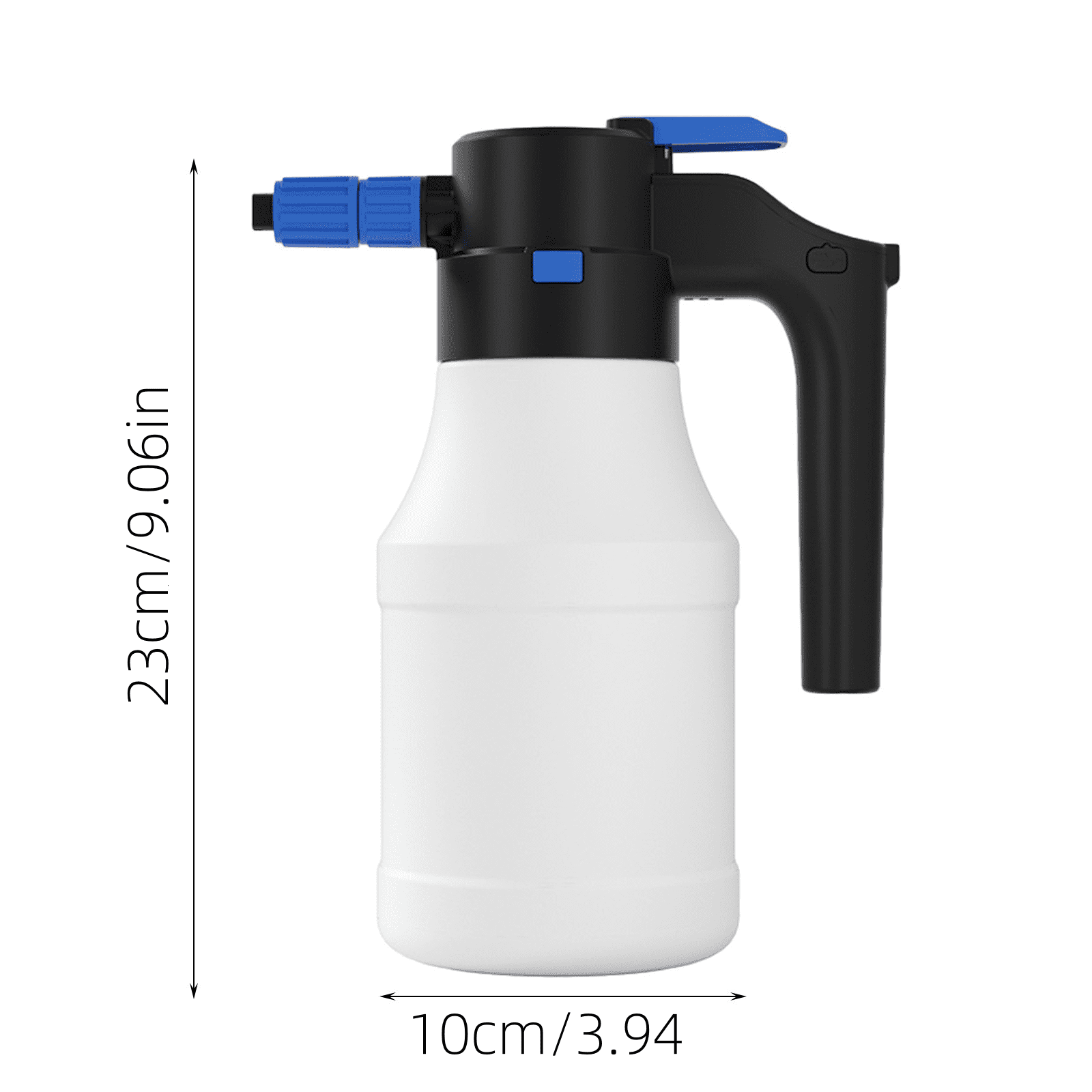 High Pressure Car Washing Foam Spray Pot, 1.5L Portable Garden Watering Bottle, Electric Pressurized Foam Cannon for Vehicle Cleaning, Home & Outdoor Use