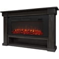 thumbnail image 2 of Pemberly Row Solid Wood Landscape Electric Fireplace in Weathered Wood, 2 of 8