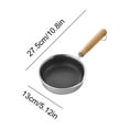 thumbnail image 3 of Kraoden Stainless Steel Nonstick Omelette Pan, Multifunctional Mini Frying Pan for Steak, Stir Fry, Stewing, and Boiling, Durable, Lightweight, Scratch-Resistant Cookware for Healthy Cooking, 3 of 6