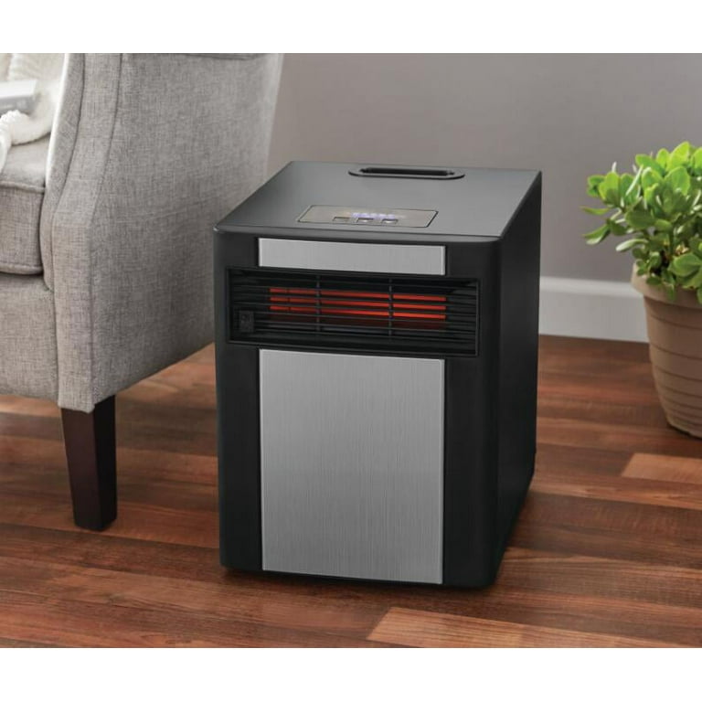 Mainstays Infrared Electric Cabinet Heater, Black/Grey, DF1515 - Walmart.com