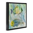 thumbnail image 2 of Stupell Industries Tropical Sweet Fish Duo Blue Green Black Floating Frame Canvas Art, 25 x 25, by Lorenzo Collective, 2 of 8