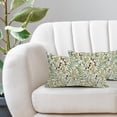 thumbnail image 5 of Green Plant Lumbar Pillow Covers 12X20 Inch Sage Green Botanical Fern Leaf Decorative Pillow Cases Spring Summer Vintage Floral Throw Pillows Set of 2 Farmhouse Home Decor for Sofa Couch Outdoor, 5 of 6