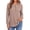 Khaki, variant on Fantaslook Waffle Long Sleeve Shirts for Women Button Up V Neck Henley Blouses Dressy Casual Fall Tops