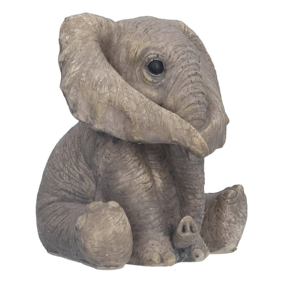 Zerodis Delicate Elephant Decoration With High-quality Resin For Living Room Bedroom,Baby Elephant Statue