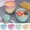 #133Green, variant on Plastic Cereal Bowl Microwave and Dishwasher Safe, Large 11x6cm Size for Soup Salad Cereal and Snacks, Lightweight Unbreakable Bowl for Home Dorm or Camping, BPA Free