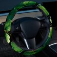 thumbnail image 2 of Saint Patrick's Day 14.5 Inch Printing PVC Leather Car Wheel Cover Steering Wheel Cover Auto Accessories, 2 of 6