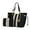 Black, variant on Holland Tote Handbag with Wristlet - 2Psc by Mia k.