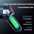 thumbnail image 4 of Aspiradora portátil inalámbrica para coche, aspiradora de mano para coche, 8000 PA, 120 W, alta succión para limpieza en seco y húmedo, mini aspiradora inalámbrica, 4 of 5