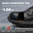 thumbnail image 3 of Botas de Trabajo para Hombre NORTIV 8 con Punta Compuesta de 20 cm Talla 10.5, 3 of 8