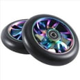 thumbnail image 1 of 2 Piezas de 110 Mm, Coloridas Ruedas de Aluminio para Patinete AcrobáTico, Ruedas de Aluminio para Patinete, Accesorios para Patinete, 1 of 5