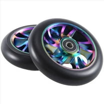 New Arrivals 2Pcs 110 mm Colorful Aluminium Stunt Scooter Wheels