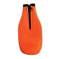thumbnail image 3 of Funda aislante para botella de cerveza, funda enfriadora de botellas para 330ml, accesorios portátiles ligeros, chaqueta con cremallera para botella Naranja, 3 of 9