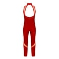 thumbnail image 5 of iiniim Kid Girl Mock Neck Skating Sleeveless Jumpsuit Unitards Dancewear, 5 of 6