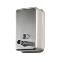 EnBath Commercial Soap Dispenser: Stainless Steel, Anti-Leak Pump, Corrosion-Proof Lining, 37oz