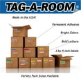 thumbnail image 2 of Tag-A-Room Moving Labels "Shoes" 1" x 4" Permanent Adhesive Box Stickers 50 Count, 2 of 3