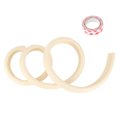 thumbnail image 3 of Protector de bordes para bebés, tipo L, de alta elasticidad, para muebles, para seguridad del hogar (beige), 3 of 14
