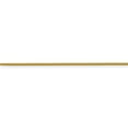 thumbnail image 3 of Leslie's Real 14kt Yellow Gold .8mm Diamond Cut Quadra Wheat Chain; 18 inch; for Adults and Teens; for Women and Men, 3 of 5