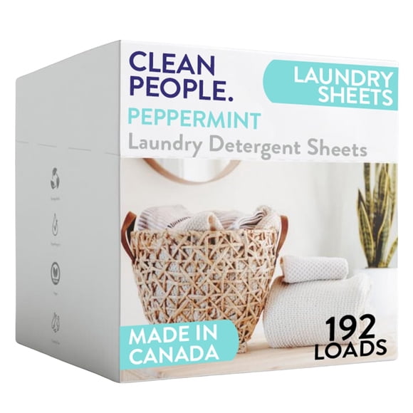Detergente para ropa The Clean People, paquete de 192