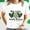 White, variant on ZZwxWA St. Patrick's Day Shirts for Women Shamrock Heart Graphic Tees St Patty's T-Shirt Irish Tops