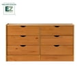 thumbnail image 4 of Declan 6-Drawer Solid Wood Dresser - Caramel, 4 of 15