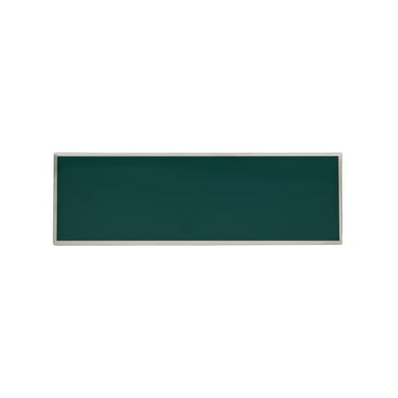 WS Tiles - Silver Trimmed Teal 3 in. x 9 in. Individual Glass Subway Wall Tile (5 sq. ft / Case)