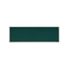 WS Tiles - Silver Trimmed Teal 3 in. x 9 in. Individual Glass Subway Wall Tile (5 sq. ft / Case)