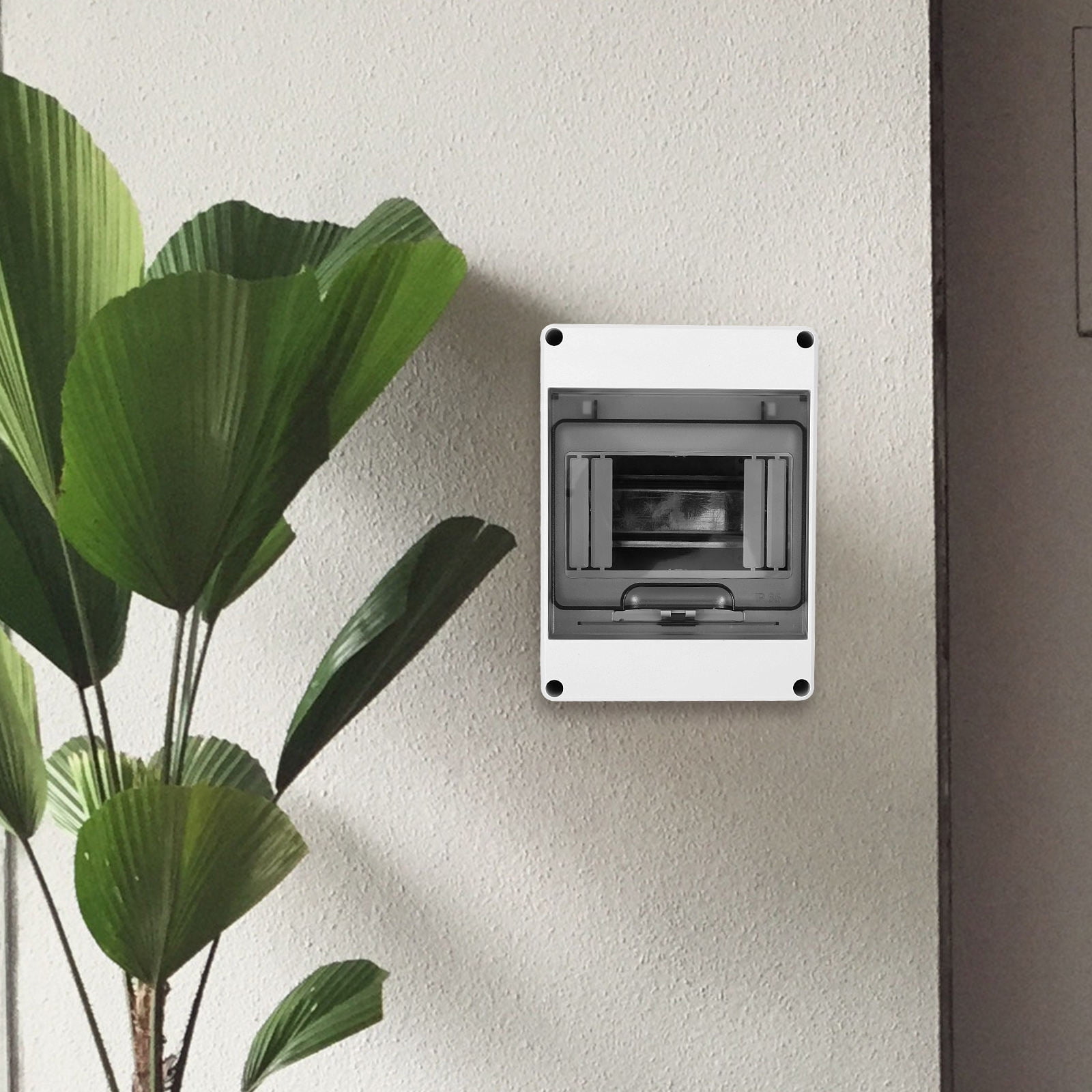 Phenofice Electrical Panel Box Grey Plastic Breaker Box for Distribution Protection