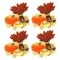 thumbnail image 6 of 4pcs Napkin Buckle Pumpkin Napkin Holders Banquet Napkin Rings Table Decorative Tissue Rings Serviette Buckle For Thanksgiving Dinner Fall Decor, 6 of 8