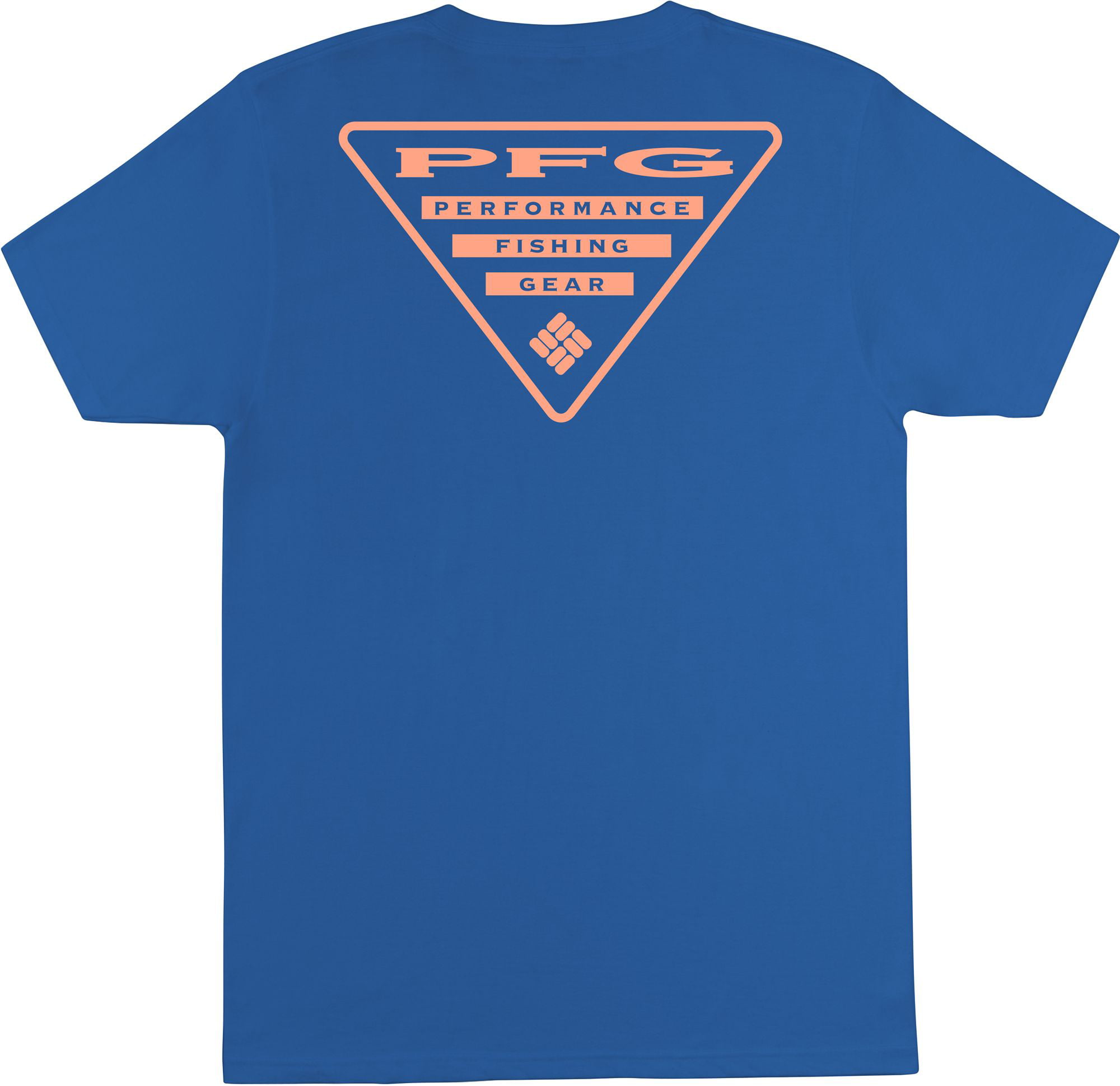 Columbia New PFG Fishing Gear Triangle Short Sleeve T-Shirt Men's XL Peach 