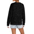 thumbnail image 2 of Leopard Print Sweatshirt for Women, Long Sleeve Crew Neck Pullover Top, Casual Loose Fit Animal Pattern Shirt for Fall Winter, 2 of 5