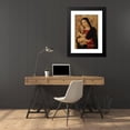 thumbnail image 4 of Follower of Filippo Lippi 18x24 Black Modern Framed Museum Art Print Titled - The Madonna Teaching the Child to Read (15th Century), 4 of 5