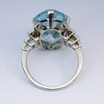thumbnail image 3 of Funie Finger Rings Transparent Long Lifespan Lightweight Oval Shaped Smooth Blue Rings for Date, 3 of 8