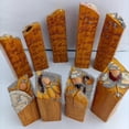 thumbnail image 5 of Juego de estatuas de Pilar de Natividad del cielo, figuritas coleccionables de madera artesanales de resina para decoración del hogar, 9 Uds., 5 of 5
