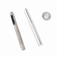 thumbnail image 3 of 100 Sets Grommet Kit with Eyelets Washers 0.236 Inch 3PCS Installation Tools Silver Metal Grommets for Fabric Leather Clothing Tarps, 3 of 7