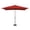 Sunbrella / Jockey Red, variant on SimplyShade 10ft Outdoor Patio Rectangle Market Umbrella with Bronze Push Button Tilt, Blue