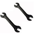 thumbnail image 2 of New Release, Cycle Axle Hub Wrench, Open End Spanner, Stainless Steel, 2-piece Set, for Bicycle Repair, Tightenbolt Spokes, Roadmountain Bikes, Professionalenthusiast, Ihhxbz | Metal, Black, 2 of 8
