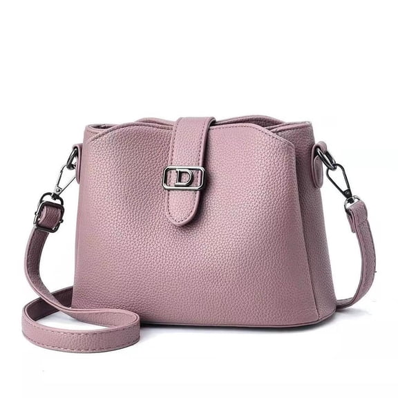 IELGY women's fashion one-shoulder crossbody bucket bag, versatile, exquisite and large-capacity portable