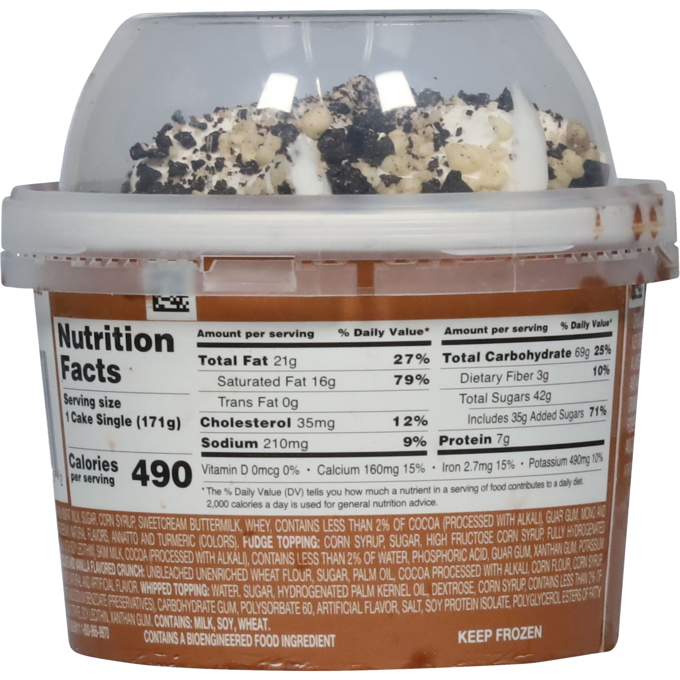 Friendly's Chocolate Krunch Chocolate Ice Cream Cake Singles - 8.5 Fl Oz