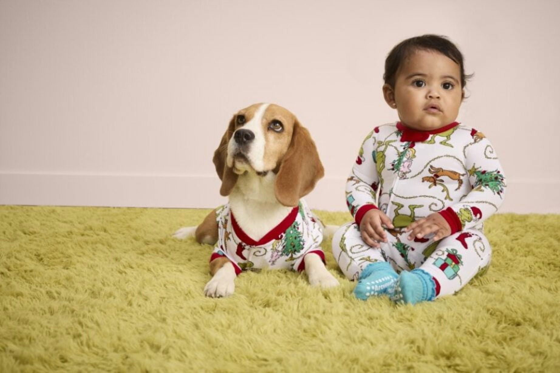 Dr. Seuss Grinch Unisex Infant Matching Family Pajamas, 1-Piece, Sizes 6M-18M