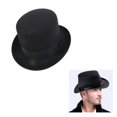thumbnail image 2 of lanema Western Fedora for Men Women Unisex Wear Vintage Top Hat Magician Costume, 2 of 13