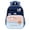 Blue, variant on Cute Cartoon Backpack for School, Bookbag with Padded Straps and Multiple Pockets