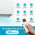 thumbnail image 3 of Flamemore Air Conditioner 18000 BTU Mini Split AC/Heating System, 19 SEER2, 900 Sq.ft Coverage, 208-230V, 3 of 10